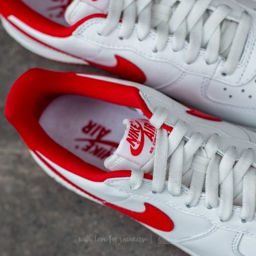Men s shoes Nike Air Force 1 Low Retro Summit White University Red Footshop