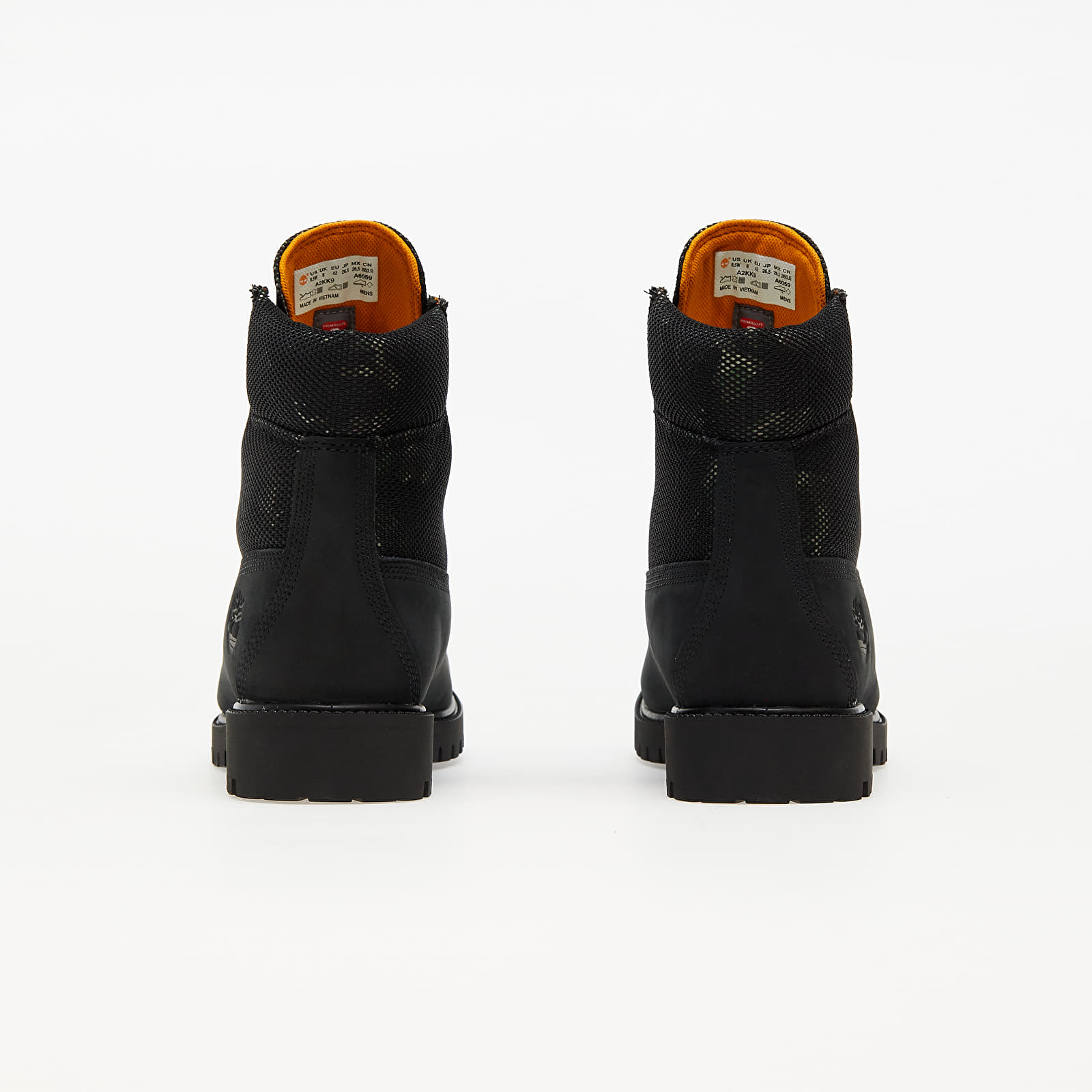Pánske tenisky a topánky Timberland 6" Heritage Textile Quarter WP Black