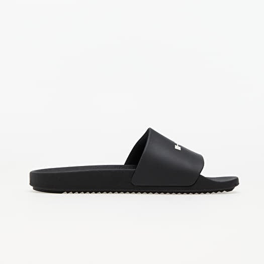 DRKSHDW | RUBBER SLIDE MILK/BLACK スライダーサンダル rick-owens-drkshdw-rubber-