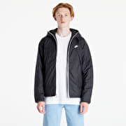 Jackets Nike Sportswear Therma FIT Legacy M Reversible Hooded Jacket Black Dk Smoke Grey Sail Footshop