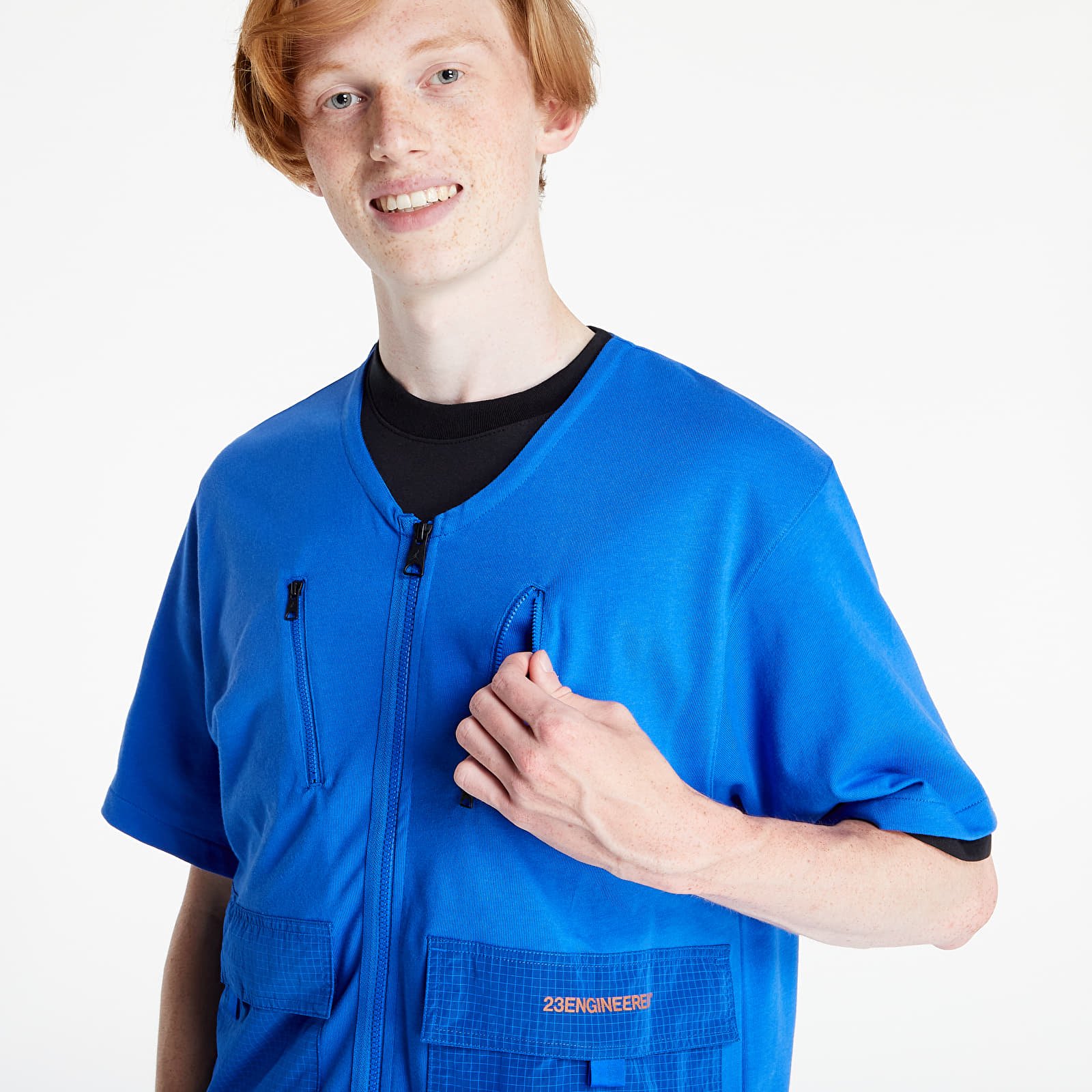 Majice i košulje Jordan 23 Engineered M Short-Sleeve Top Game Royal/ Game Royal/ Dark Russet