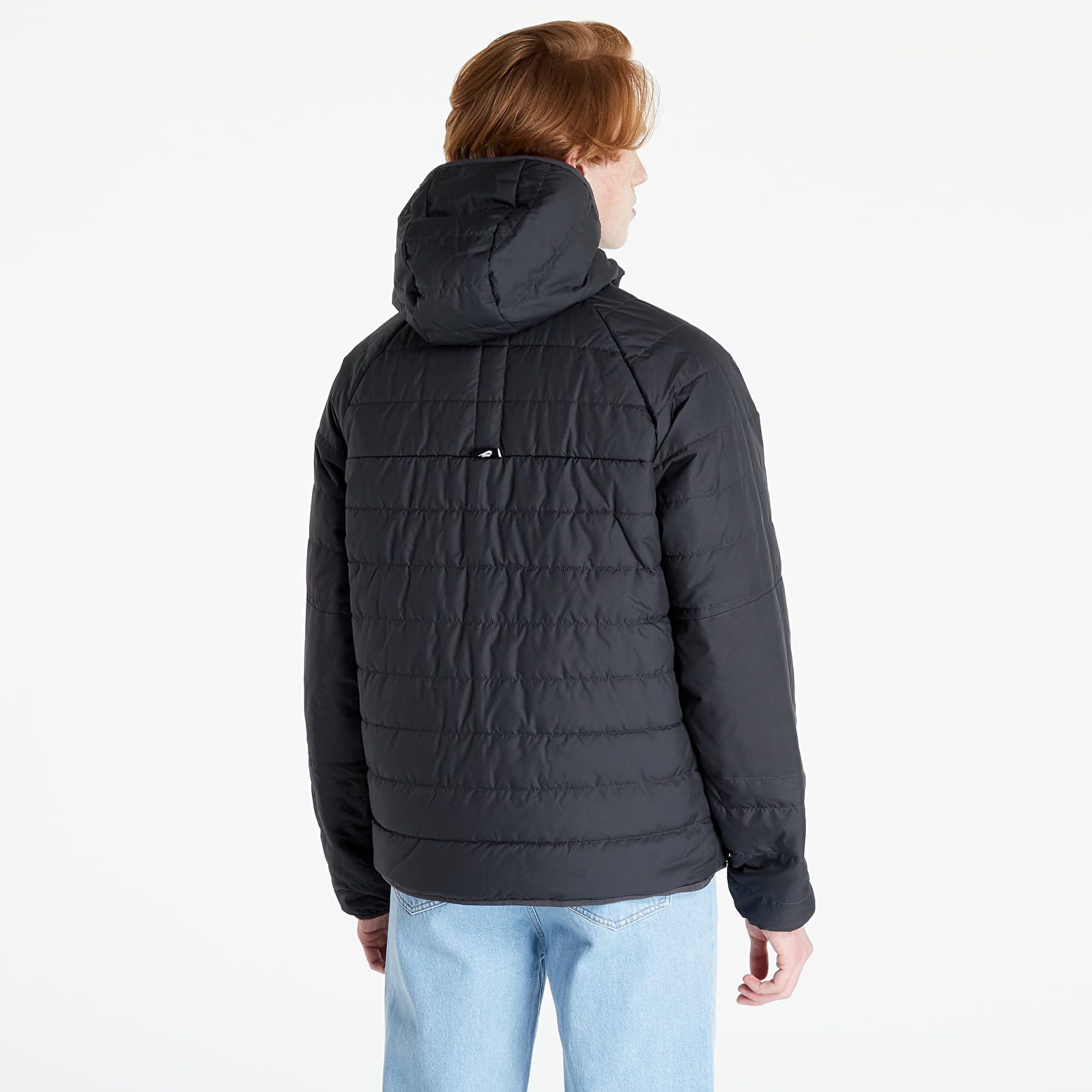 Bundy Nike Sportswear Therma-FIT Legacy M Reversible Hooded Jacket Black/ Dk Smoke Grey/ Sail