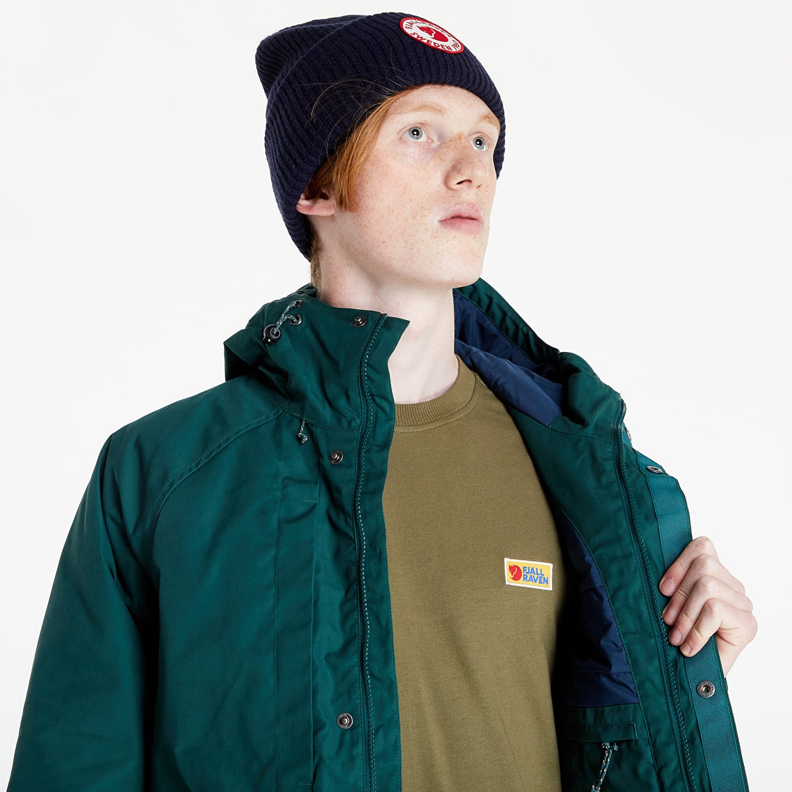 Kabátok Fjällräven Vardag Lite Padded Jacket M Arctic Green/ Storm