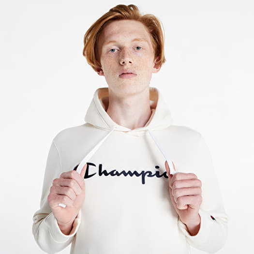 White champion hoodie black logo hot sale
