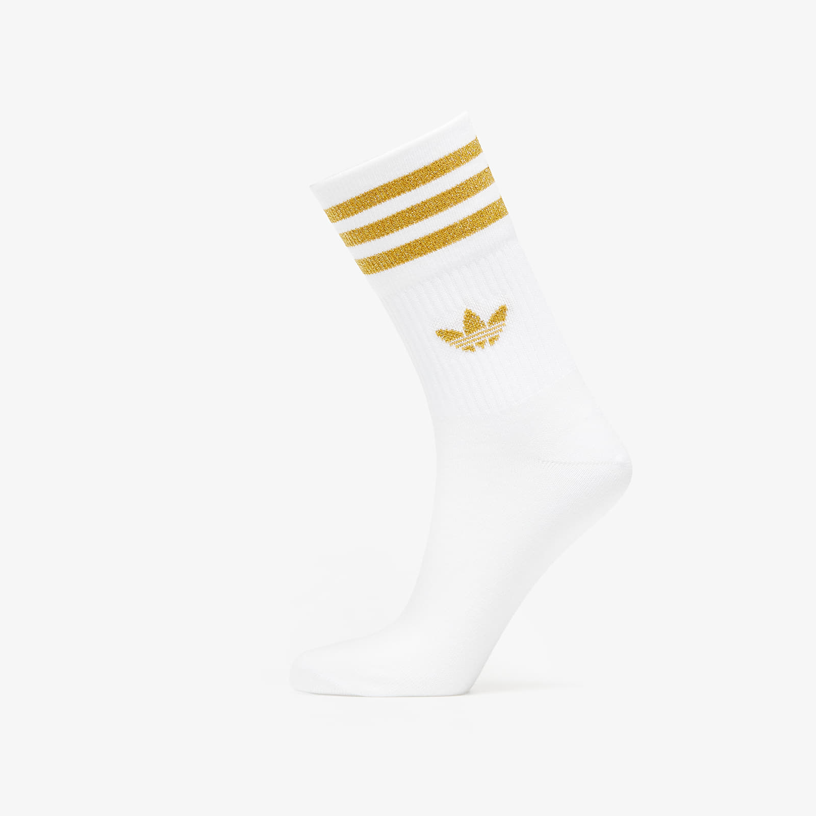 Socks adidas Mid Cut Glt Sock White/ Black/ Victory Gold