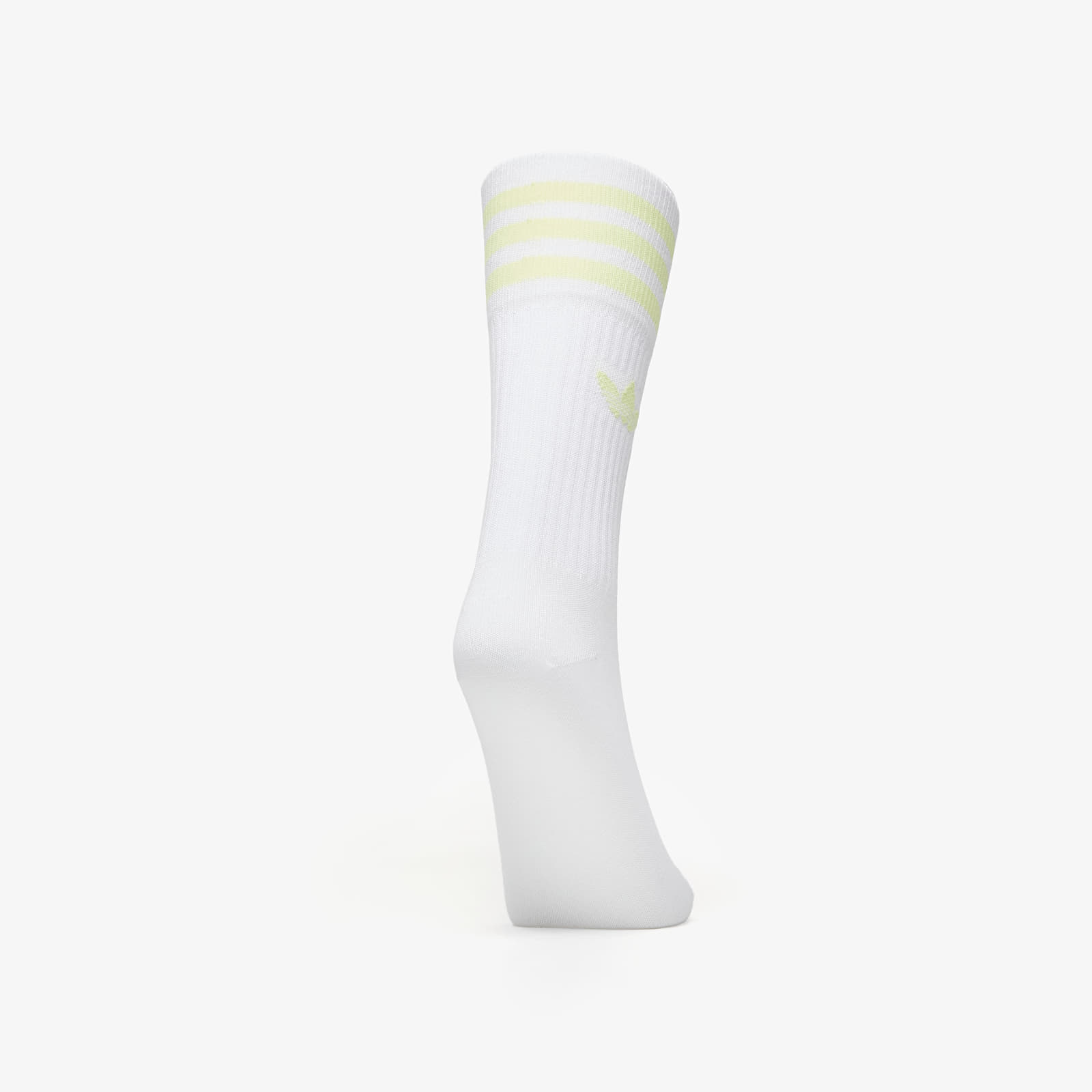Nogavice adidas Solid Crew Sock 3-Pack White/ Pulse Yellow/ Rose Tone