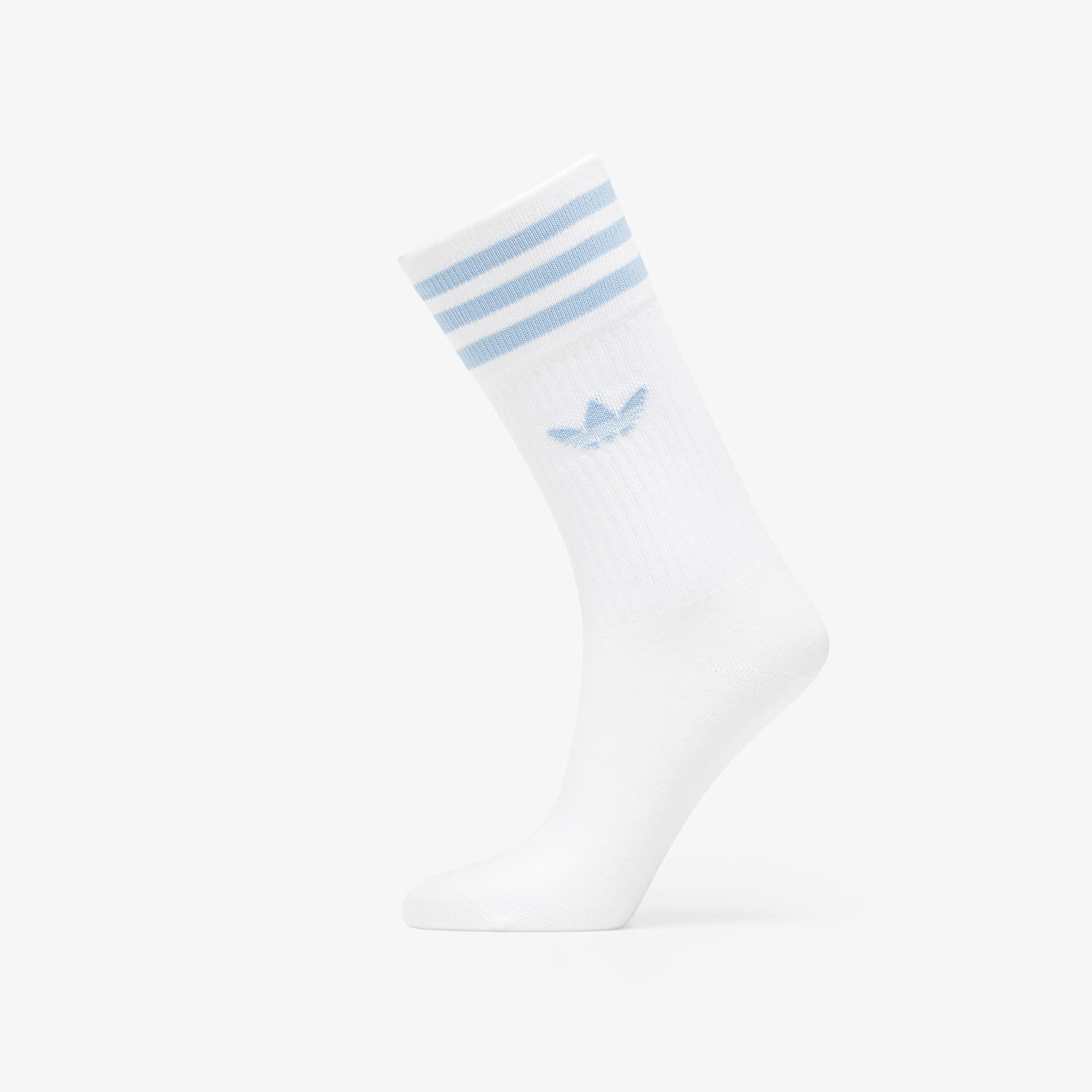 Nogavice adidas Solid Crew Sock 3-Pack White/ Pulse Yellow/ Rose Tone