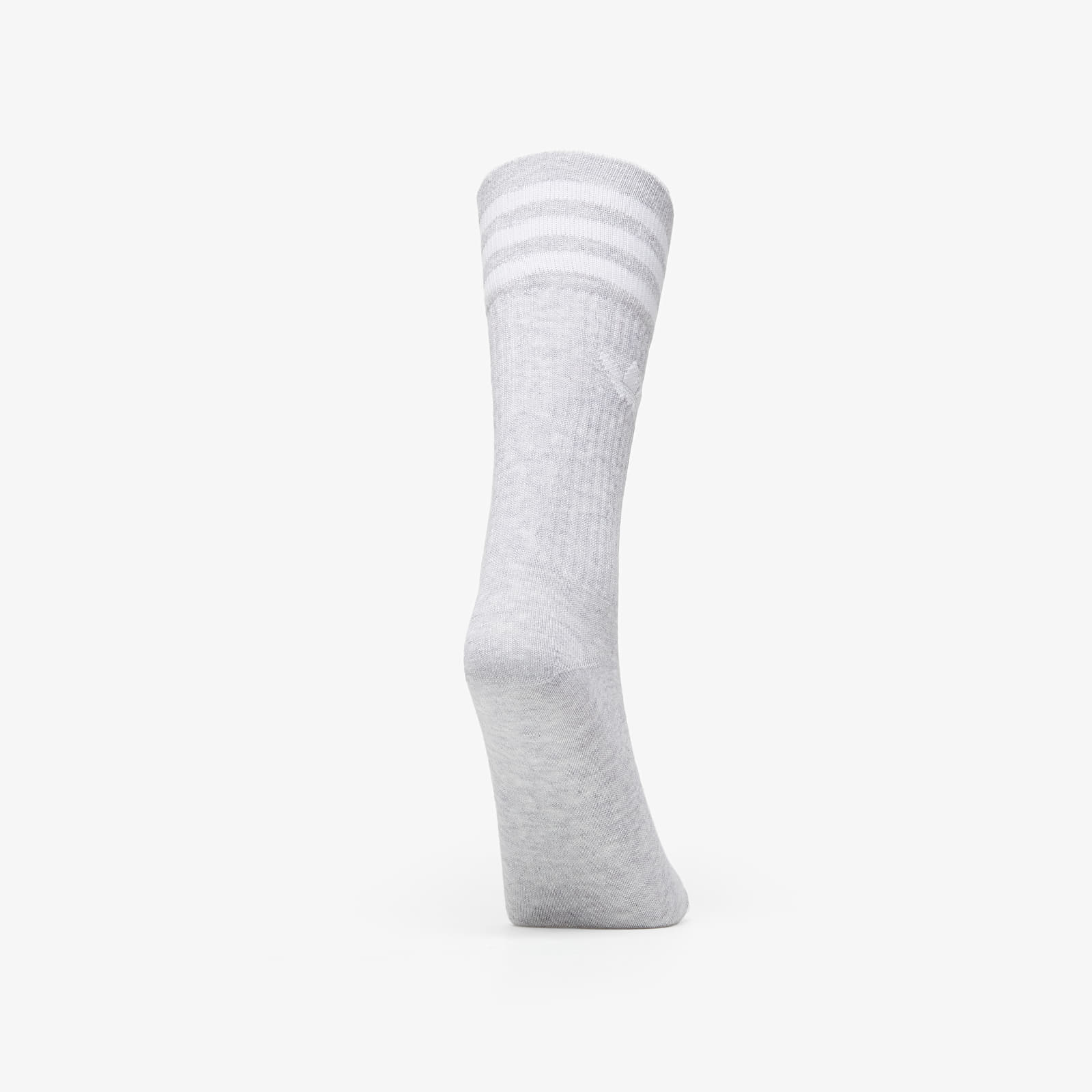 Zeķes adidas Solid Crew Sock 3-Pack White/ Light Grey Heather/ Dark Grey Heather
