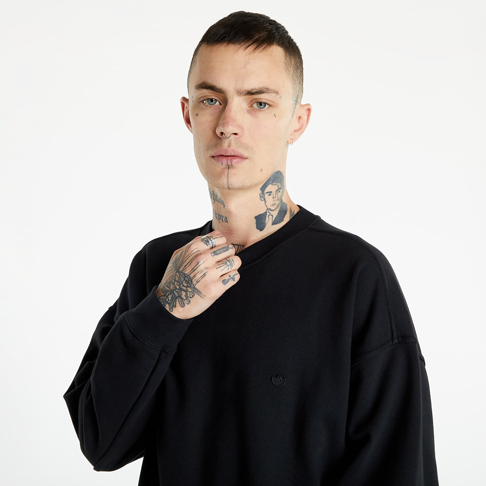 Sweatshirts adidas Adicolor Oversized Sweatshirt Black