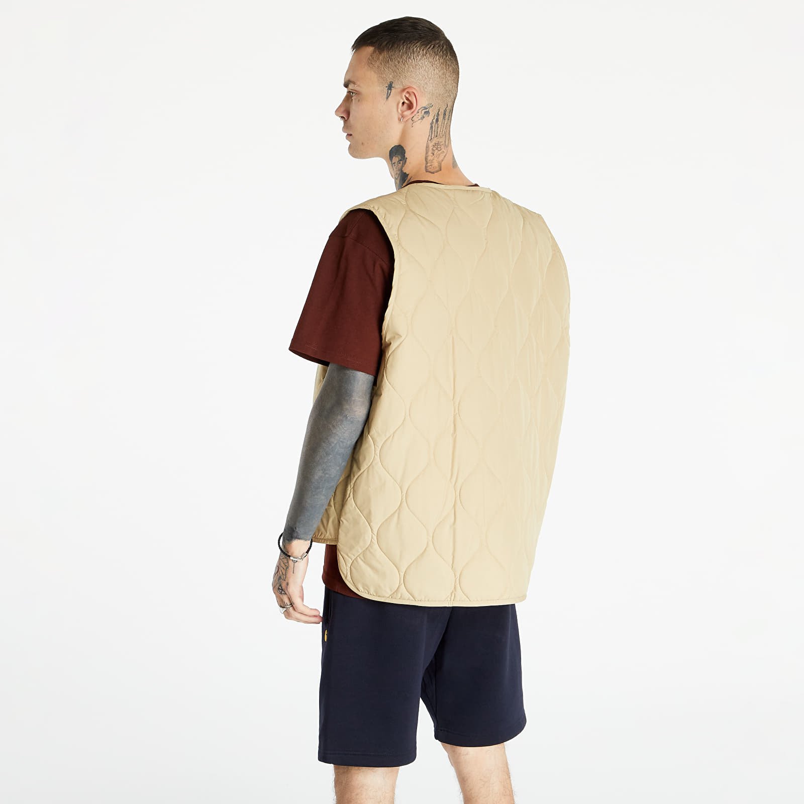 Vesty adidas Oversized Vest Beige Tone