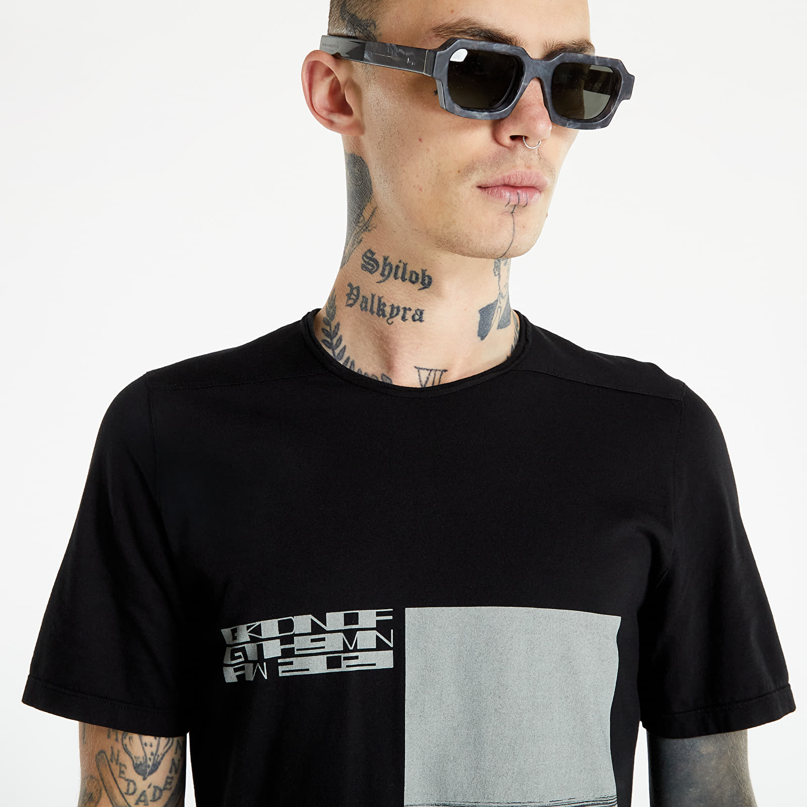 T-shirts Rick Owens DRKSHDW Knit T-Shirt - Level T Black/ Oyster