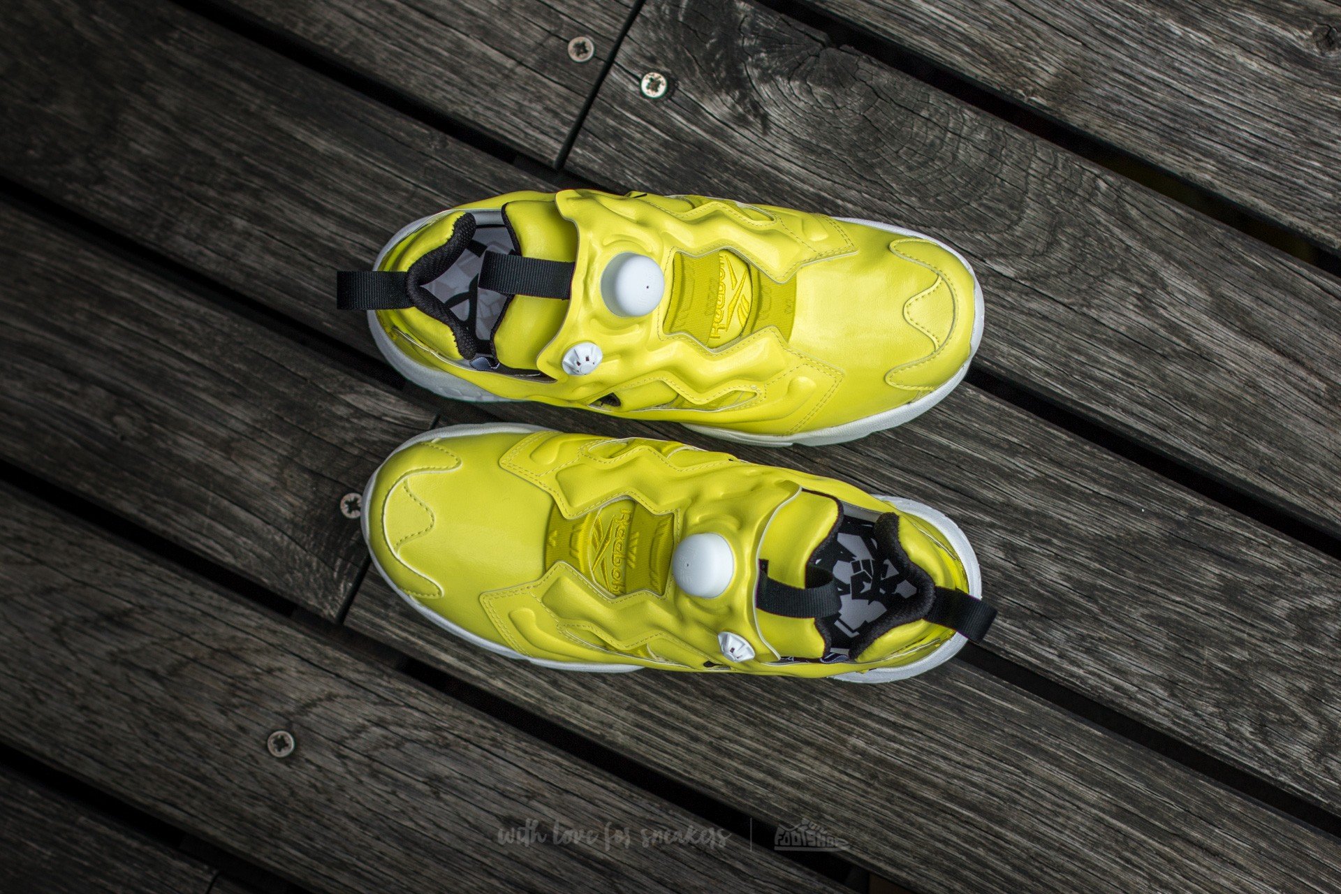 Reebok insta pump fury yellow deals