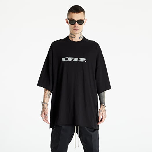 値段が激安 T-shirts Rick Owens DRKSHDW Knit T-Shirt - Tommy T Black トップス