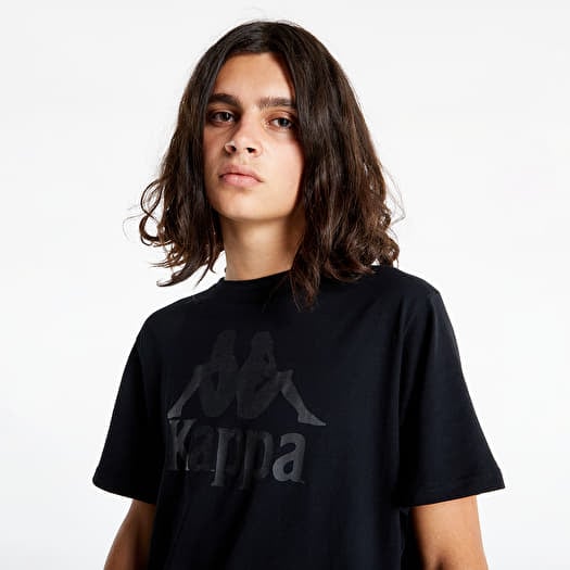 Magliette Kappa Authentic Estessi T Shirt Black Black Jet Footshop