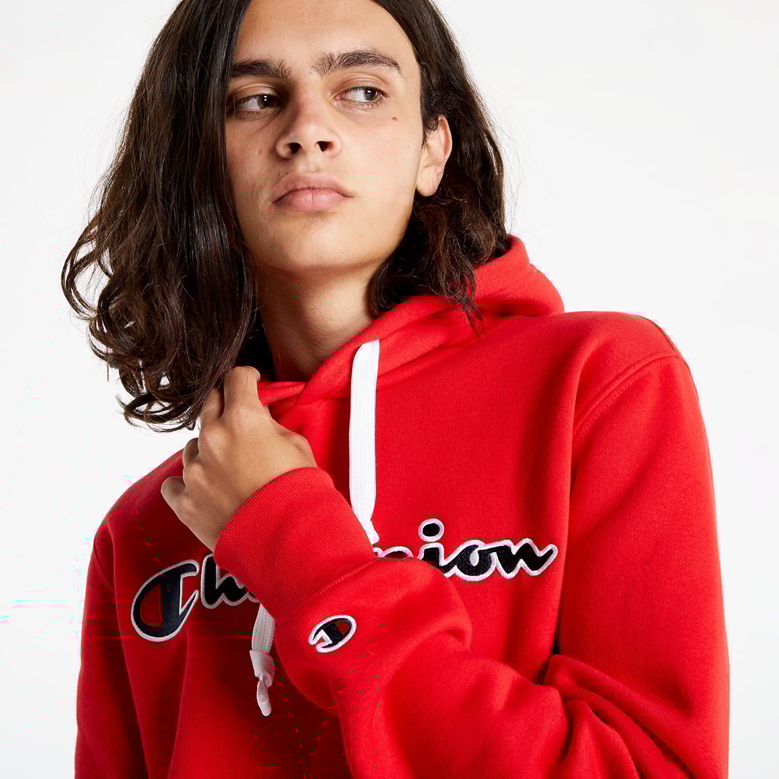 Hoodies and sweatshirts Champion Rochester Logo Hoodie Red Footshop