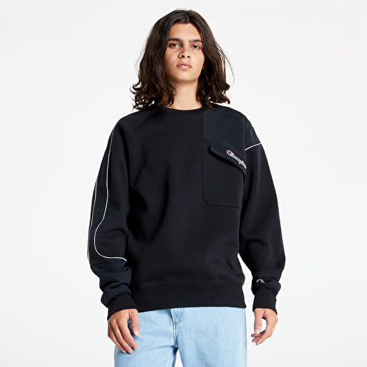 Champion sweater black best sale and white jeans