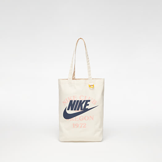 nike cream tote bag