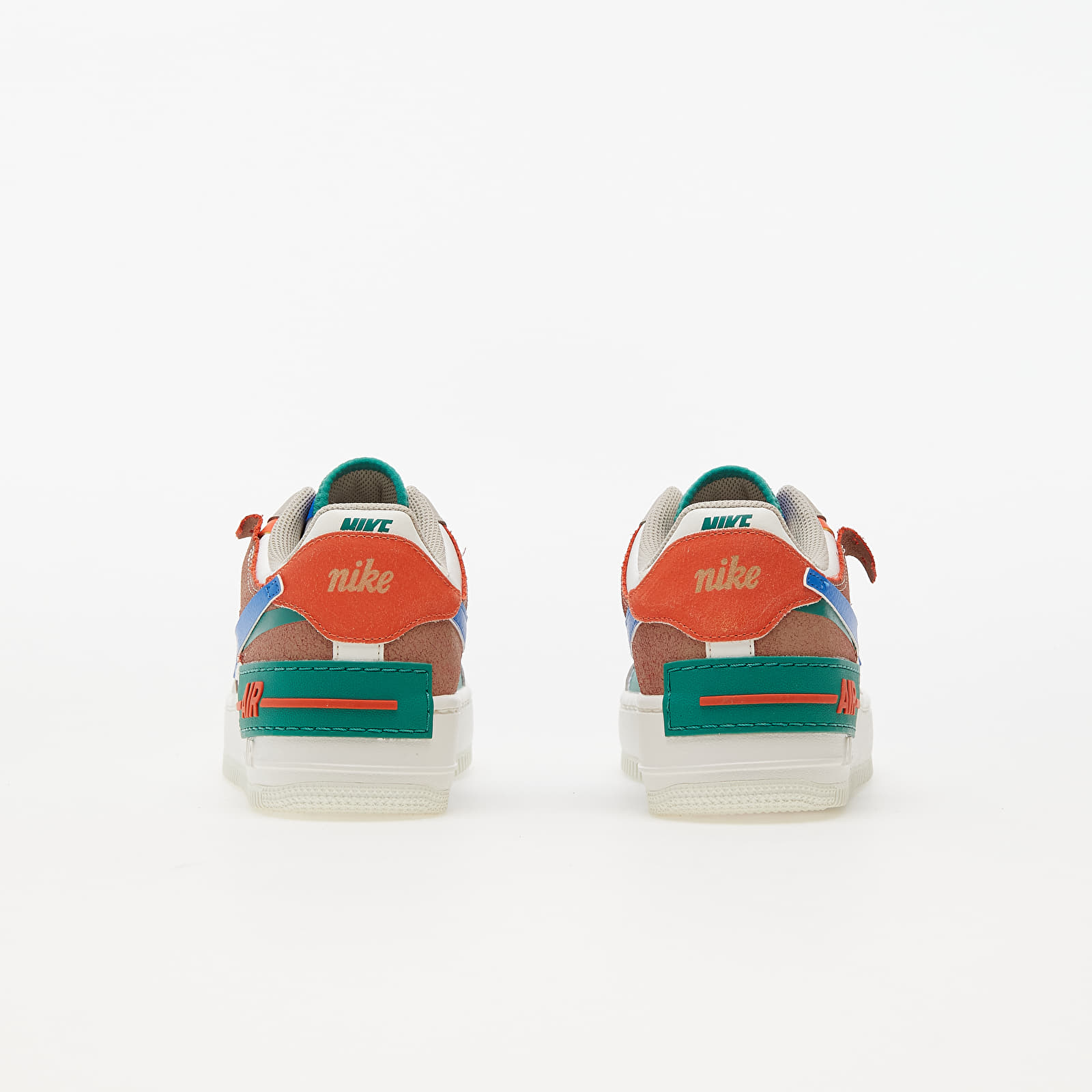Damen Sneaker und Schuhe Nike W Air Force 1 Shadow Sail/ Signal Blue-Green Noise-Cream II