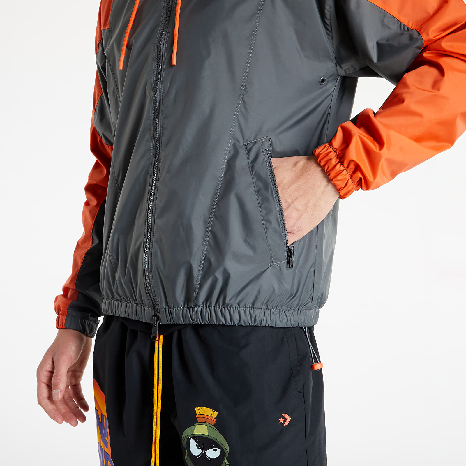 Orange jordan jacket top