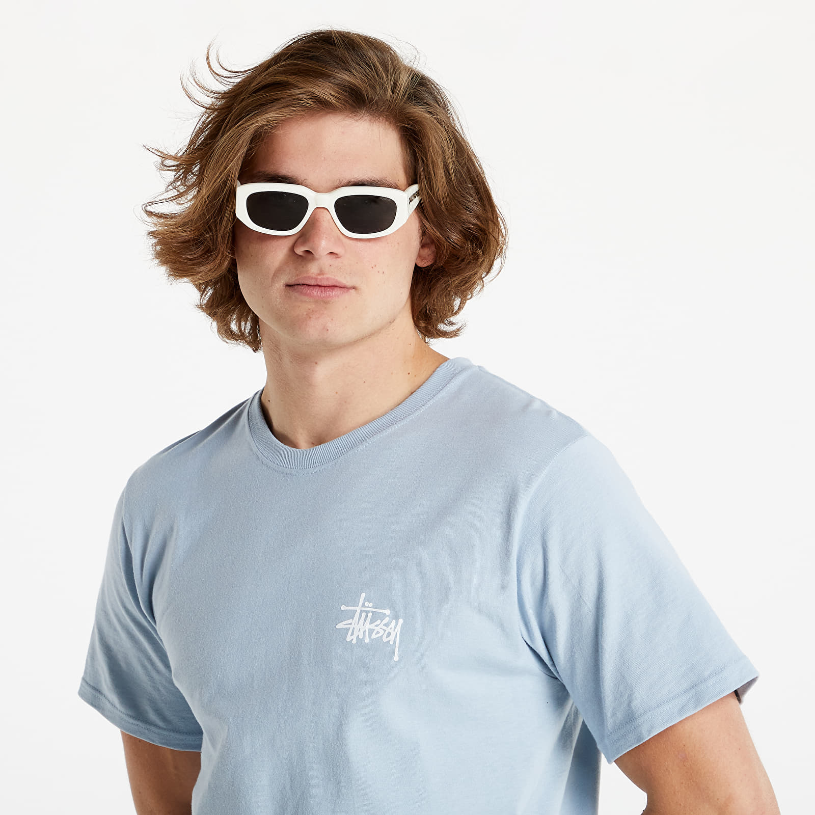 Marškinėliai Stüssy Basic Stussy Tee Steel