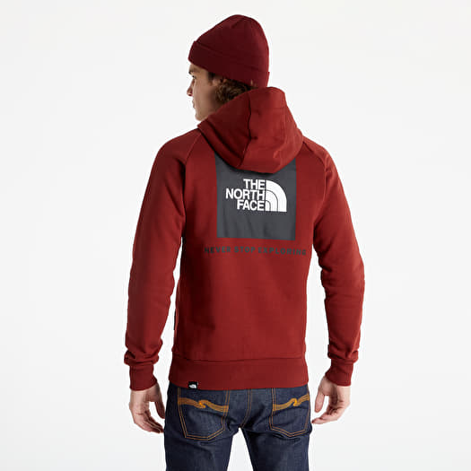 Red box hoodie cheap the north face