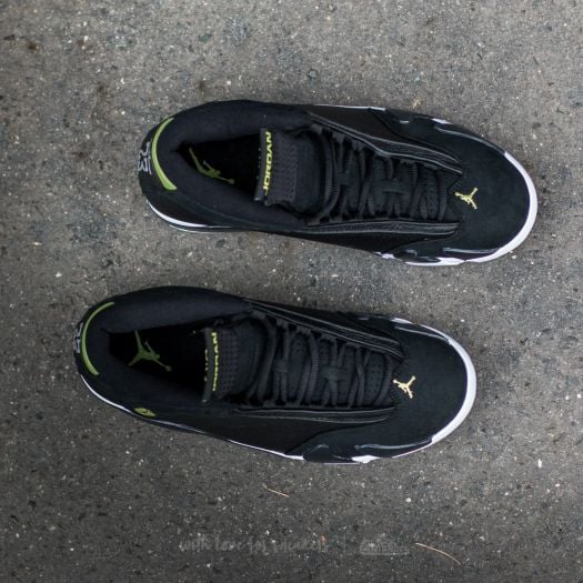 Men's shoes Air Jordan 14 Retro Black/ Black-White-Vivid Green | Footshop
