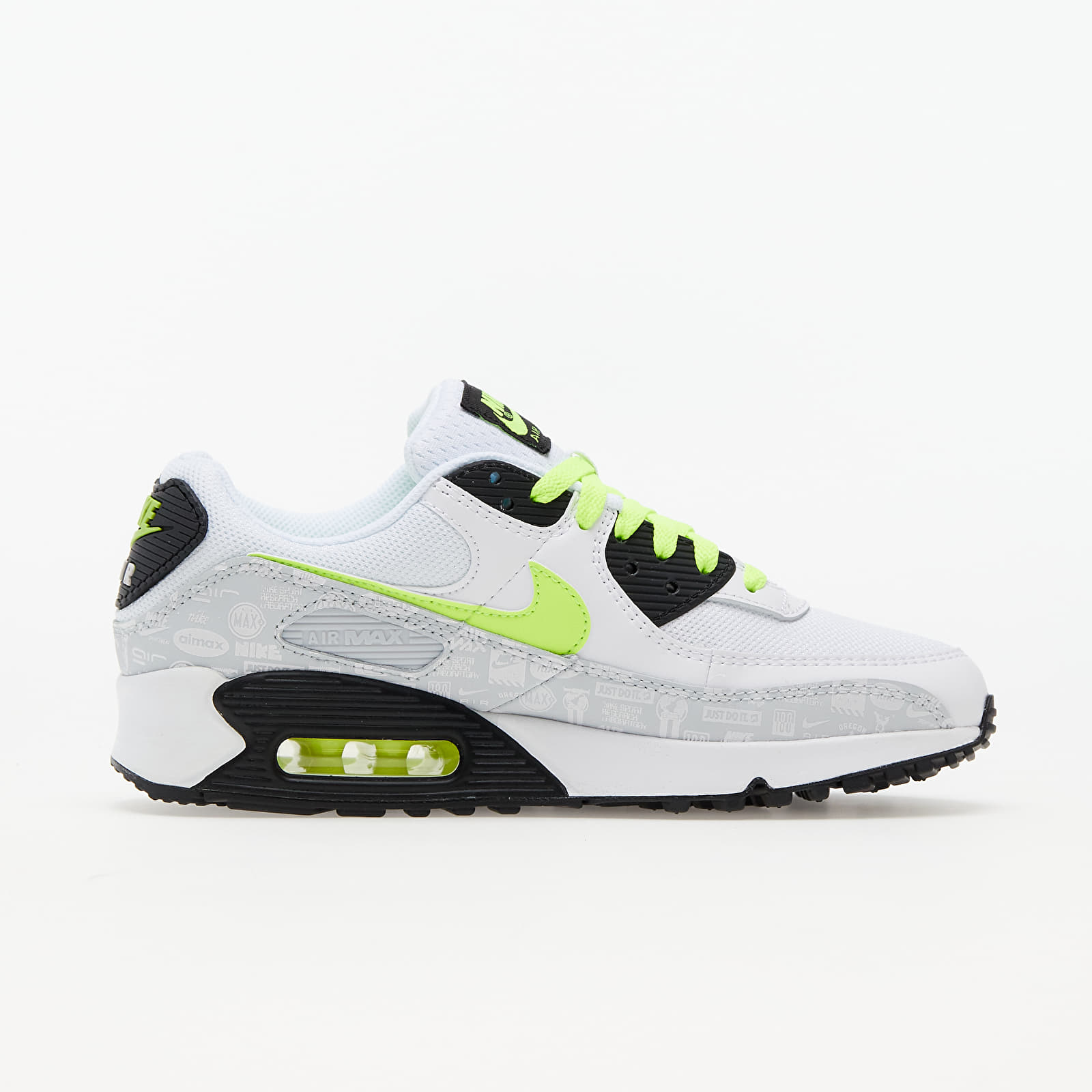 Men s shoes Nike Air Max 90 White Volt Black Pure Platinum Footshop