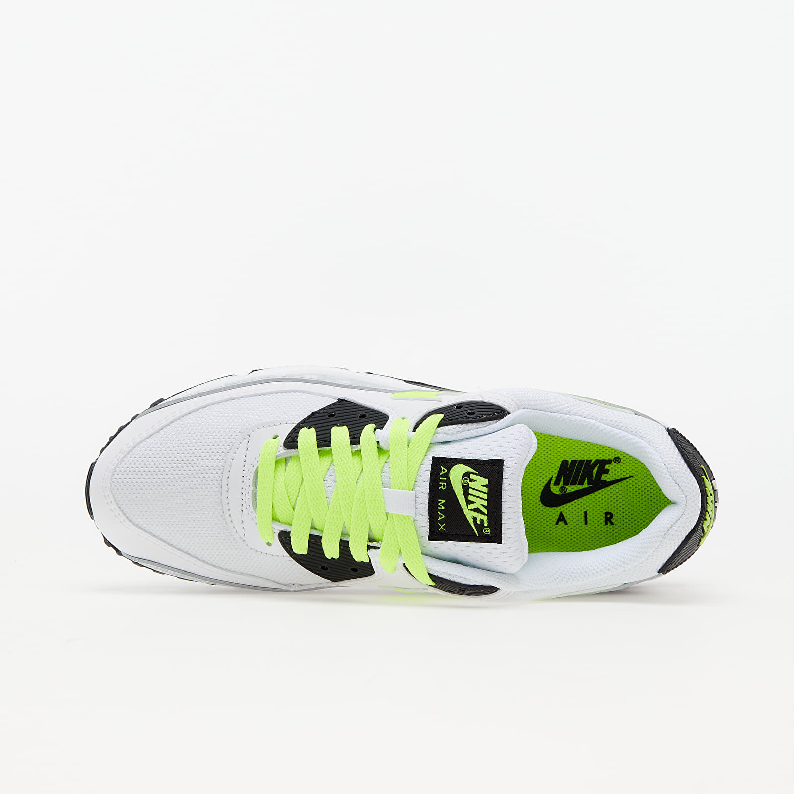Men's shoes Nike Air Max 90 White/ Volt-Black-Pure Platinum