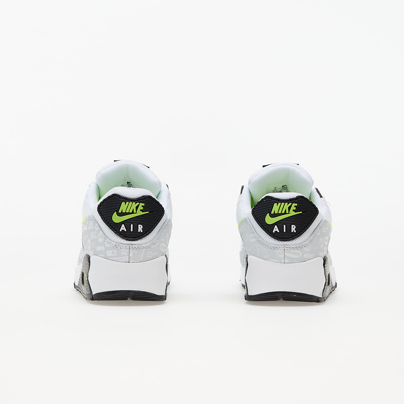 Men's shoes Nike Air Max 90 White/ Volt-Black-Pure Platinum