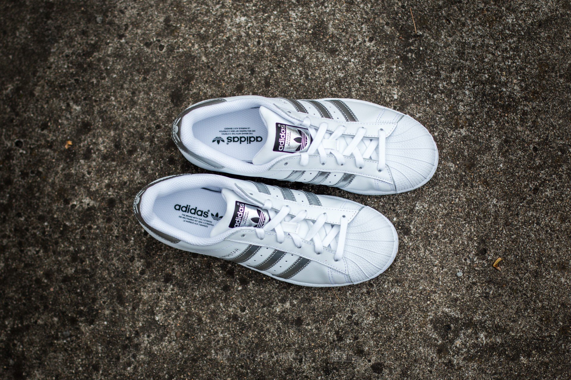 Adidas superstar streifen silber shop