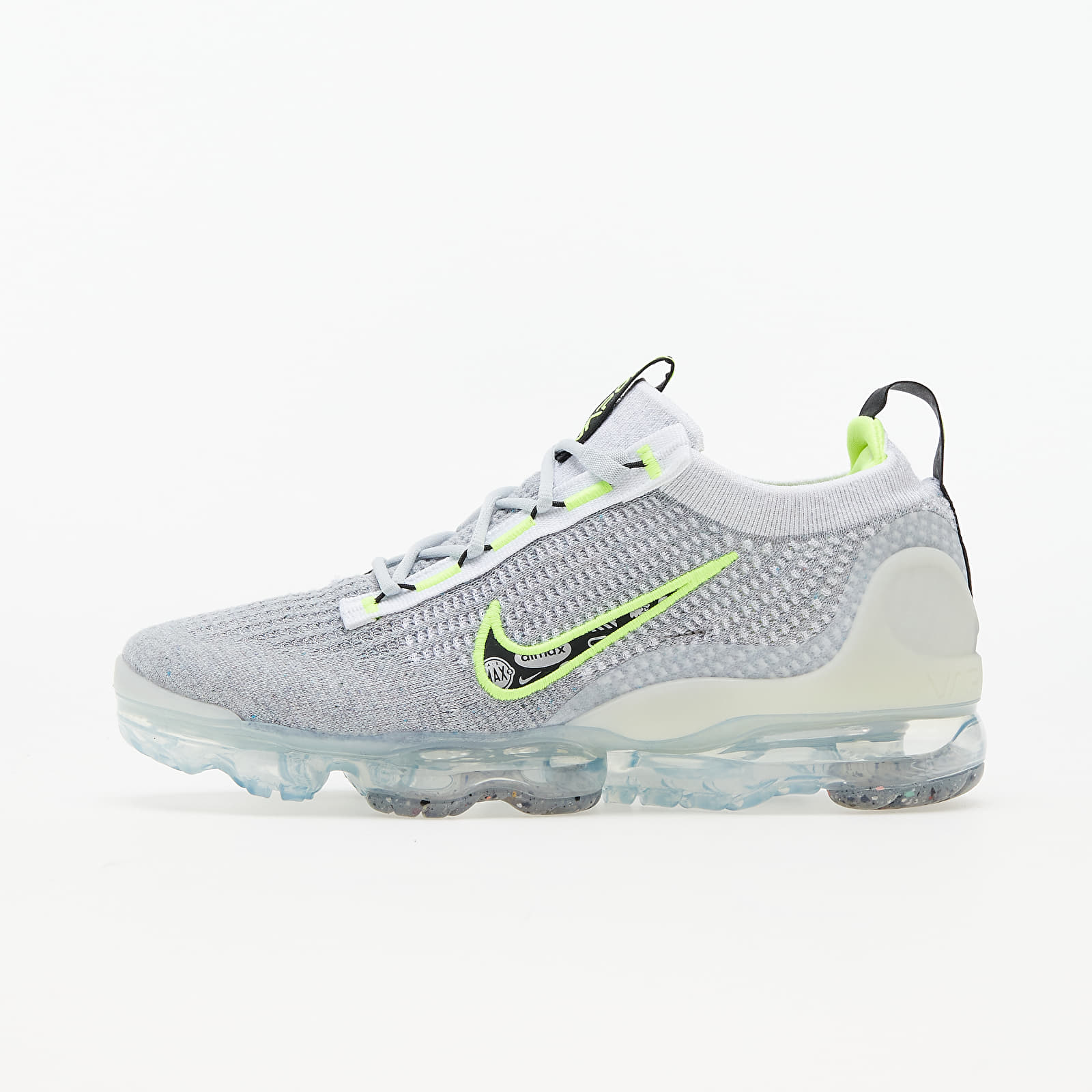 Men s shoes Nike Air Vapormax 2021 Flyknit Wolf Grey Black White Volt Footshop