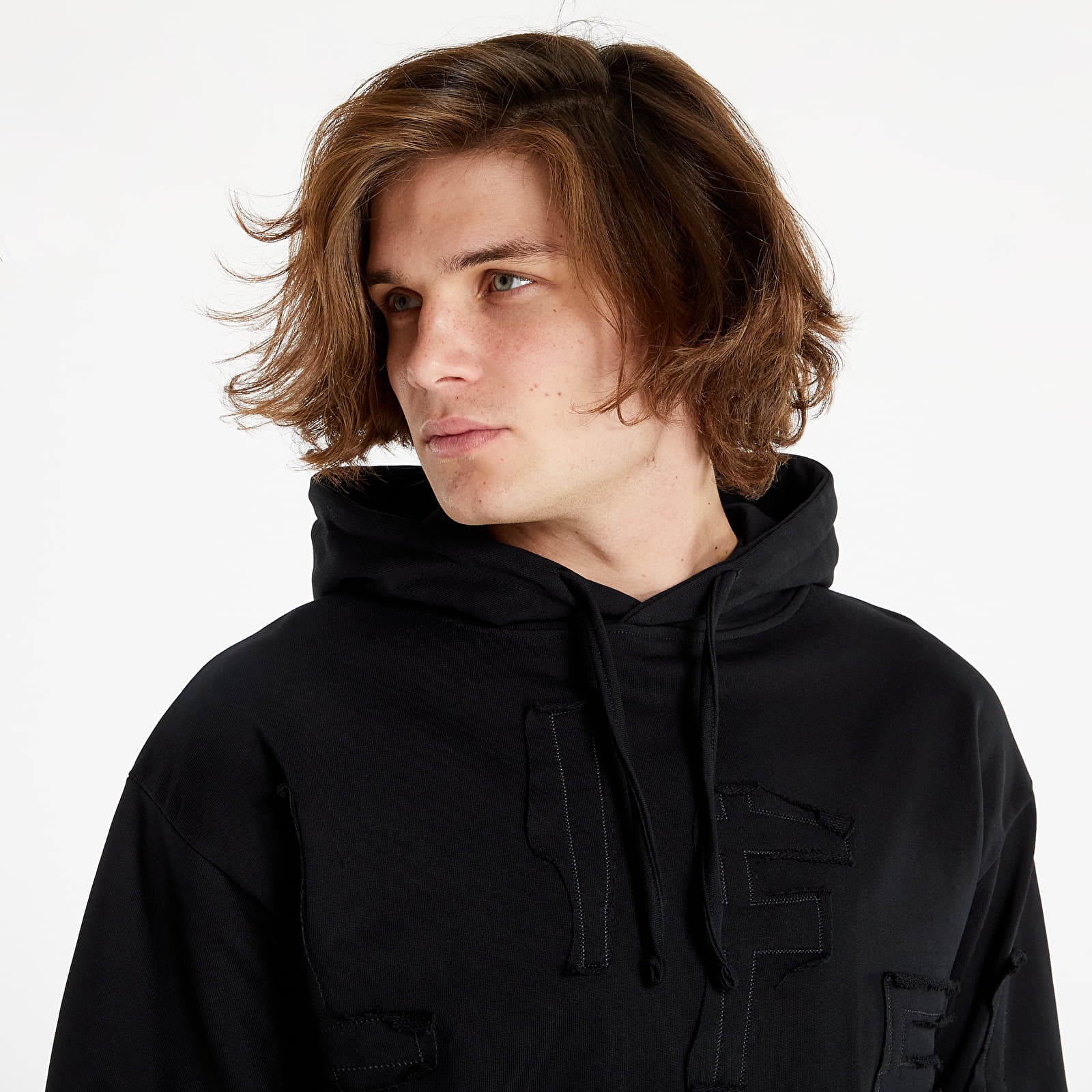 Mikiny LIFE IS PORNO Illegal Hoodie Black