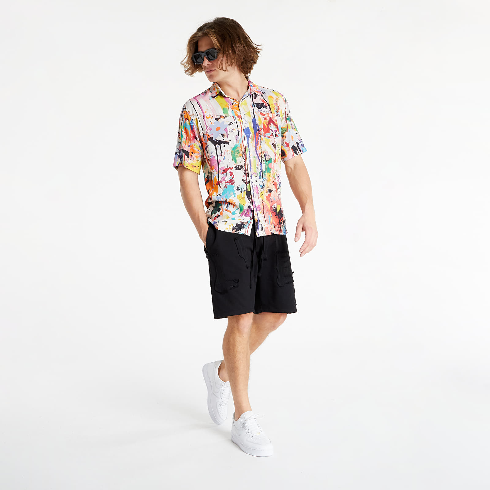 Шорты LIFE IS PORNO Illegal Shorts Black