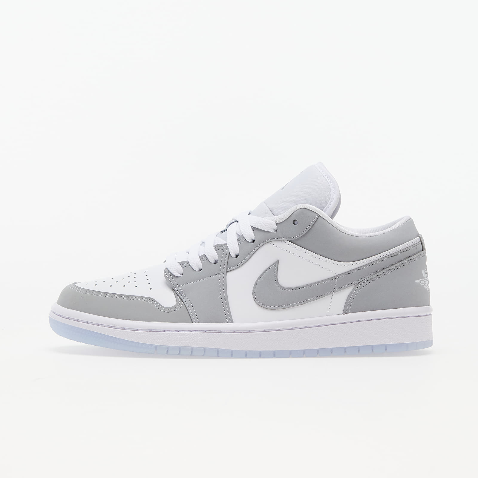 Sneakers Air Jordan 1 Low White/ Wolf Grey-Aluminum EUR 44