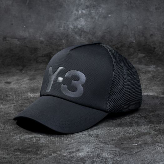 Mutze Y 3 Trucker Cap Black Noir