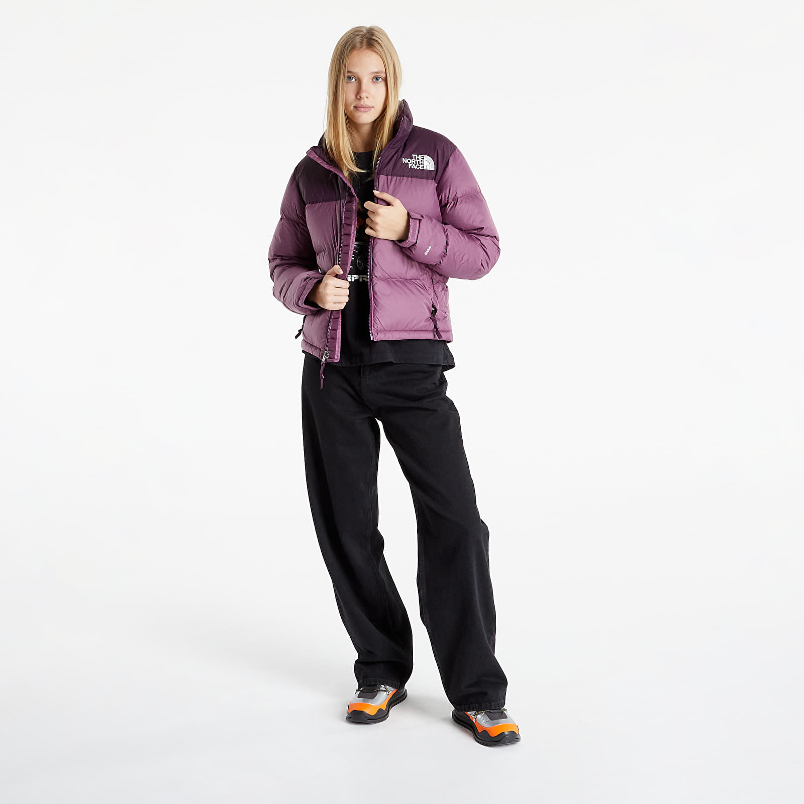 Chaquetas The North Face 1996 Retro W Nuptse Jacket Pksppl/ Blackbrywn