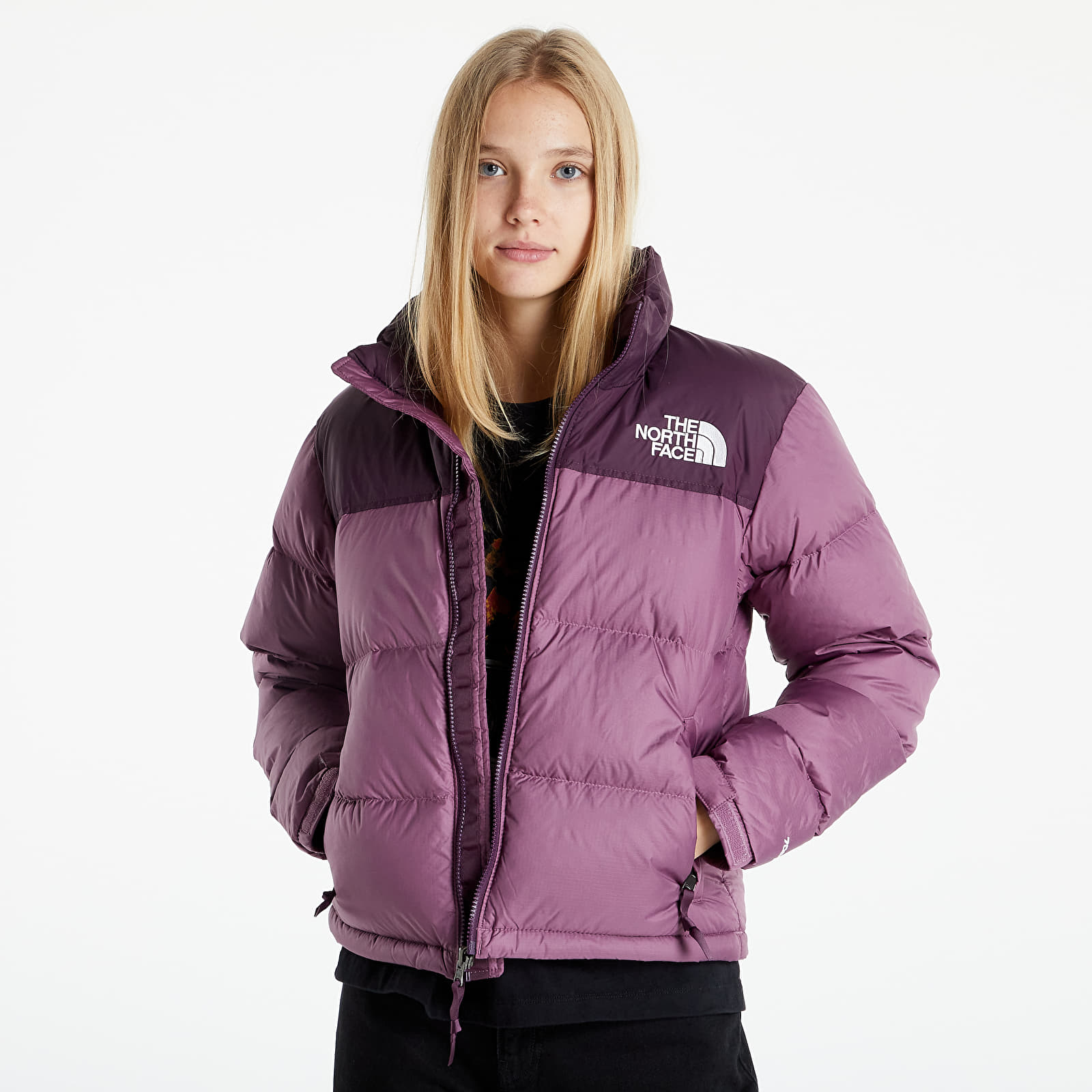 Chaquetas The North Face 1996 Retro W Nuptse Jacket Pksppl/ Blackbrywn