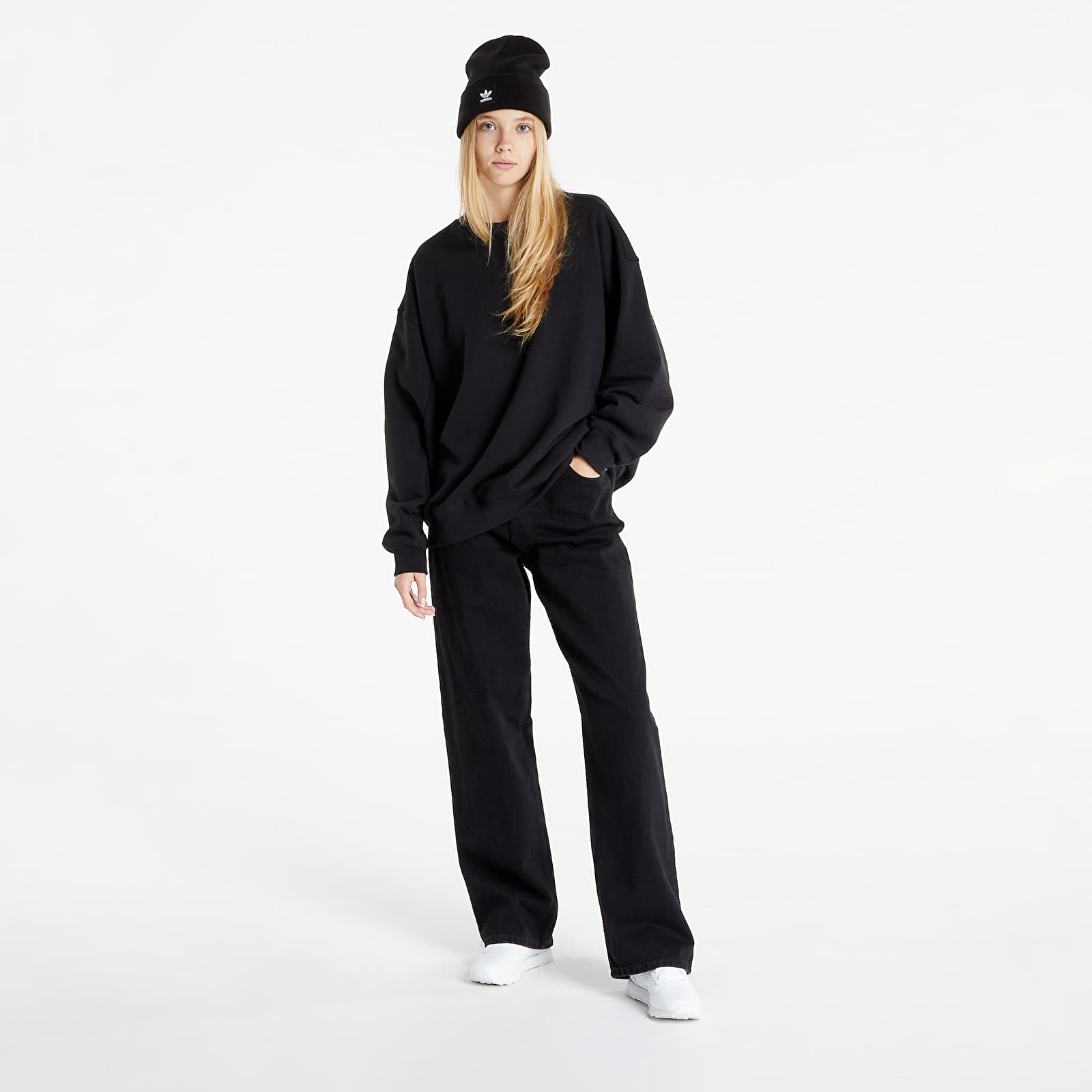 Sweatshirts adidas Adicolor Oversized Sweatshirt Black