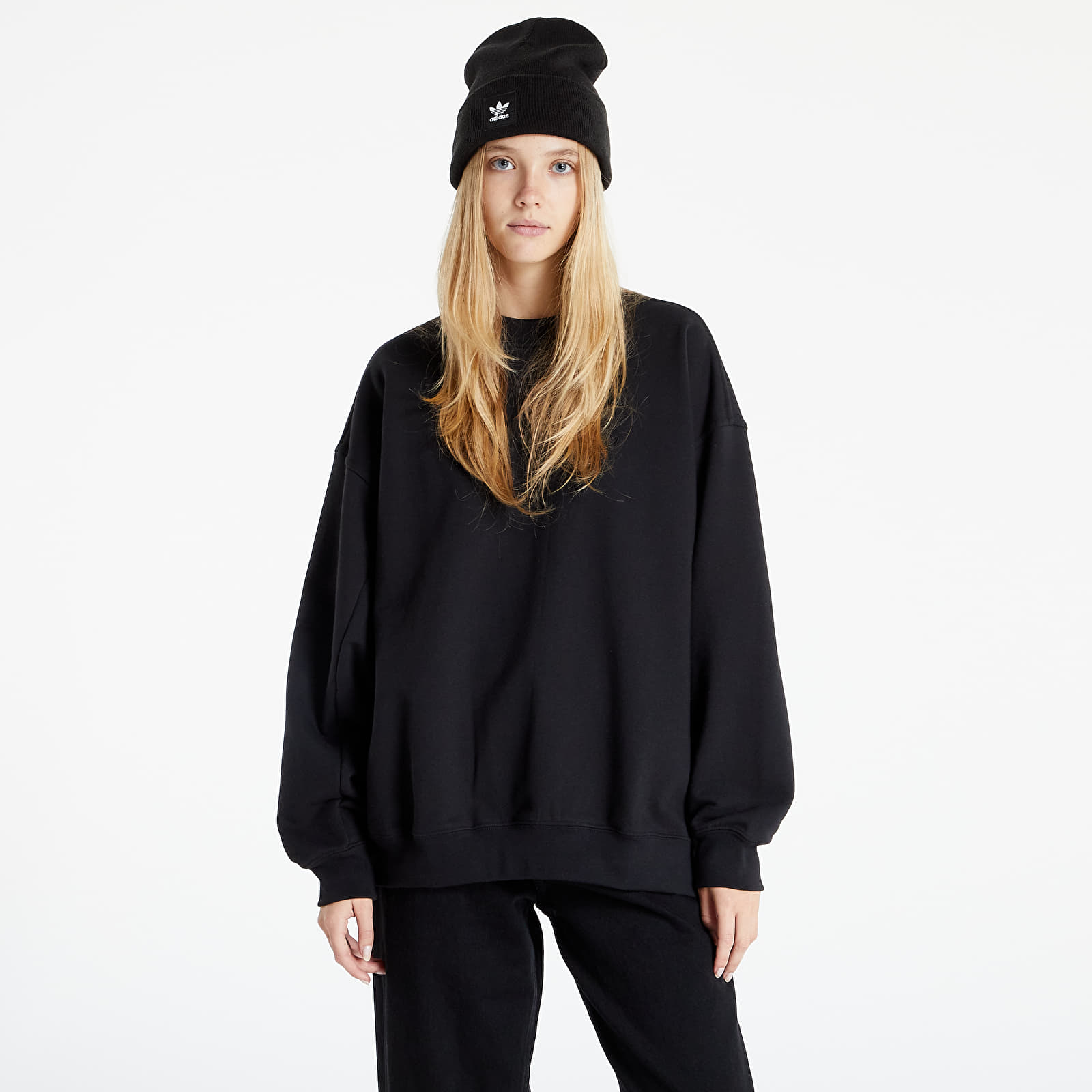 Sweatshirts adidas Adicolor Oversized Sweatshirt Black