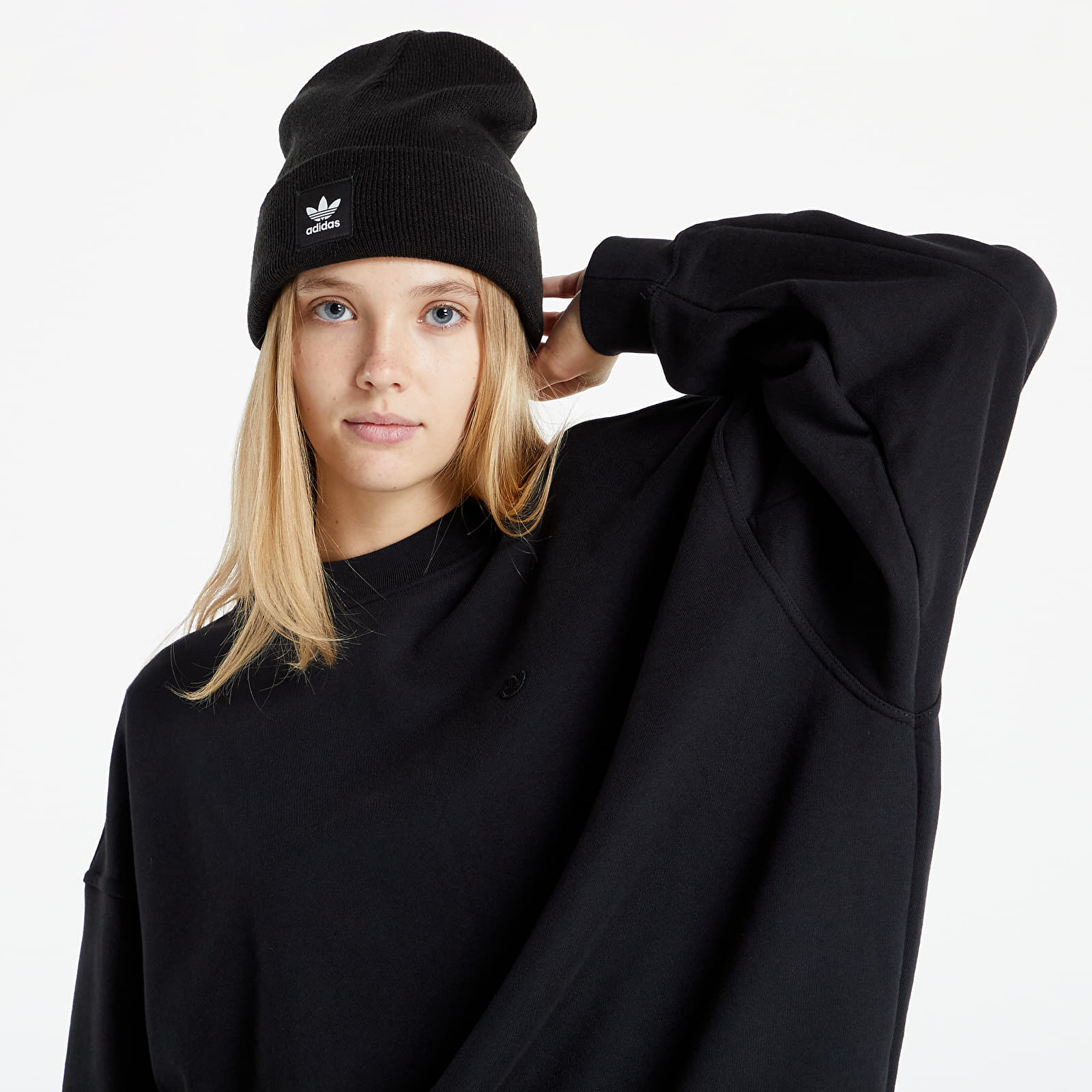 Sweatshirts adidas Adicolor Oversized Sweatshirt Black