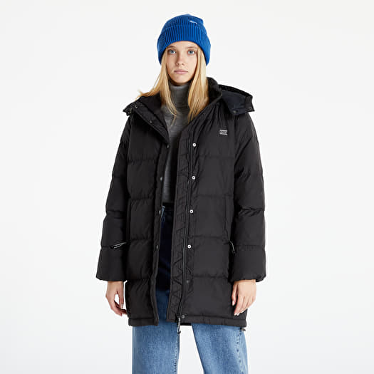 Levi's kerri puffer sales coat caviar black