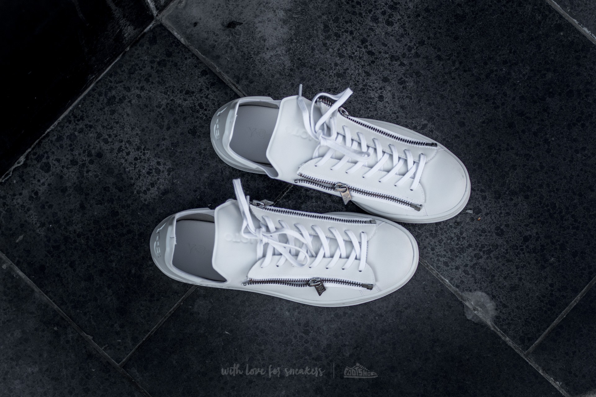 Y3 stan zip white outlet