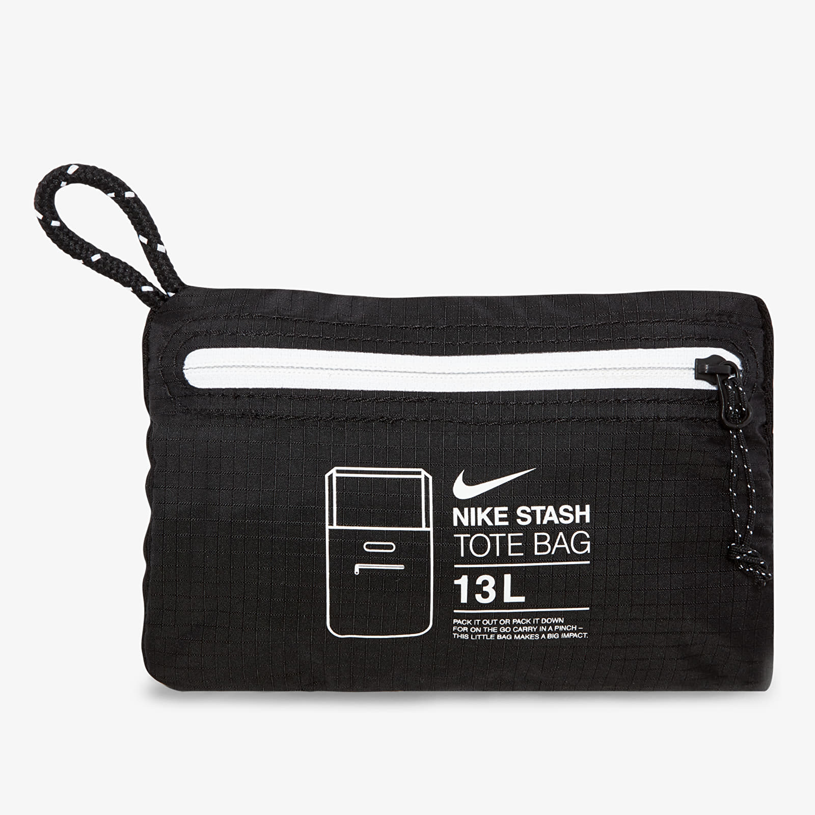 Crossbody rankinės Nike Stash Tote Black/ Black/ White