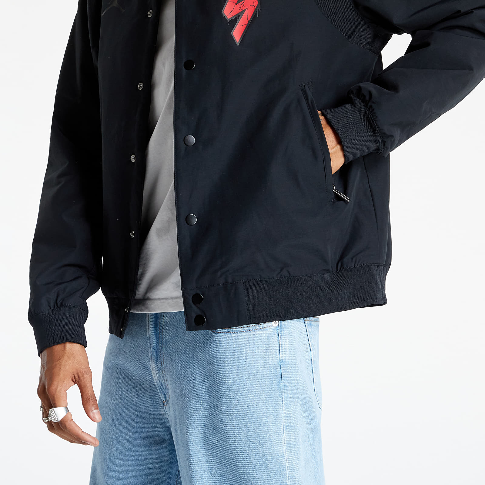 Geci Jordan Men's Flight Jacket Black/ Black