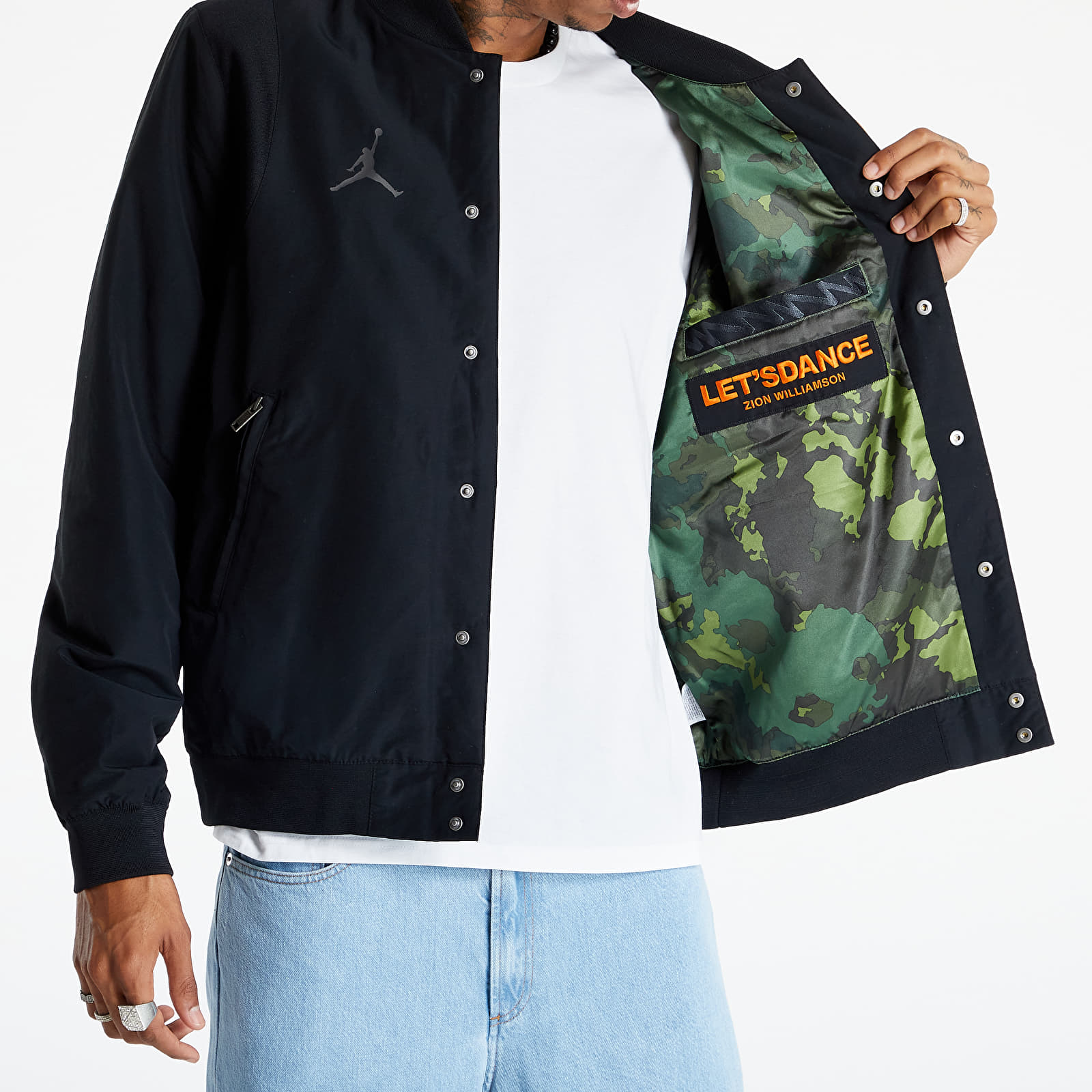 Geci Jordan Men's Flight Jacket Black/ Black