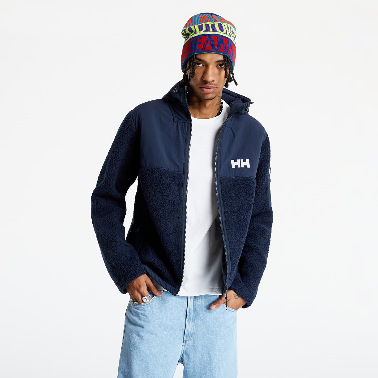 Helly hansen pile fleece navy shop