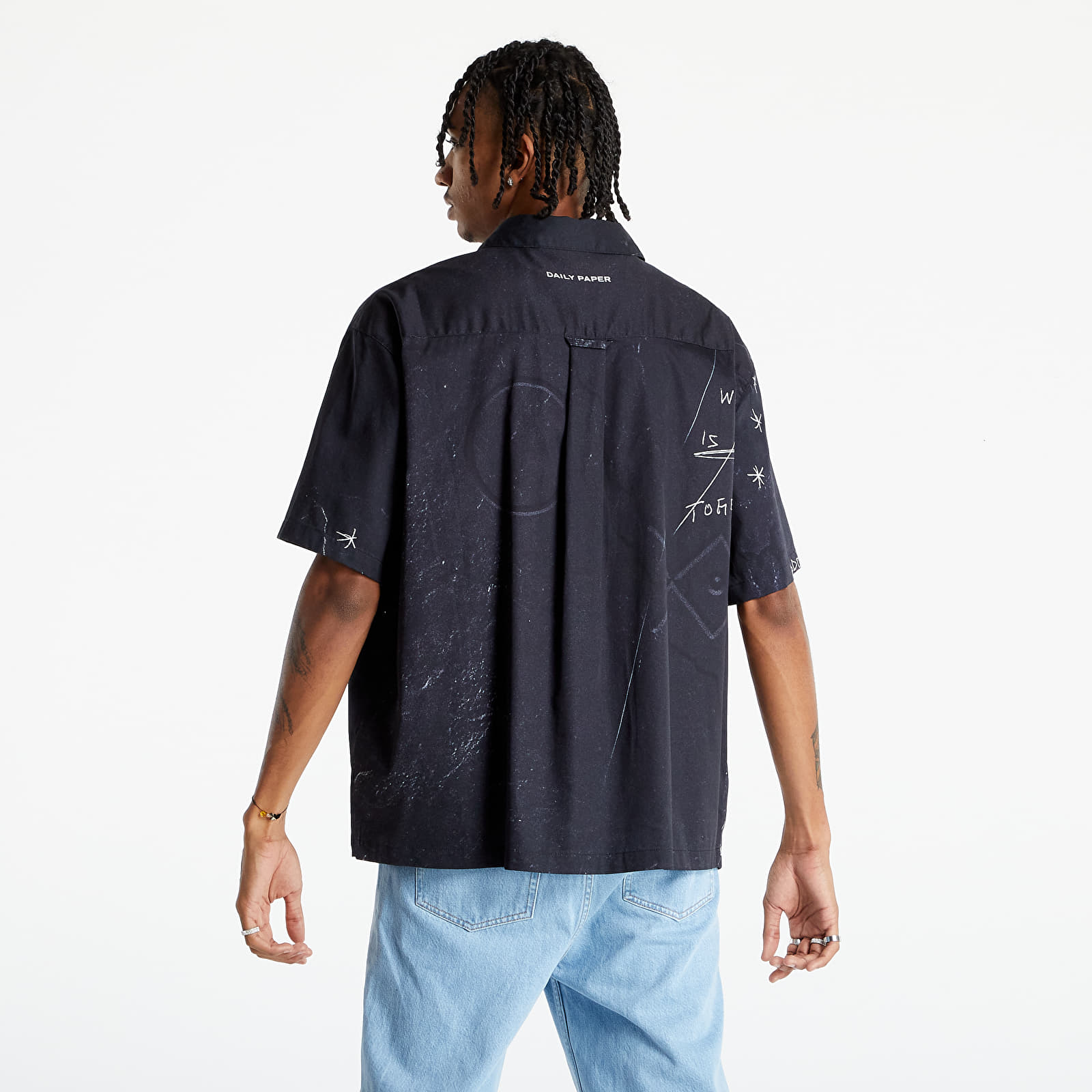 Hemden Daily Paper Lair SS Shirt Black Snakes
