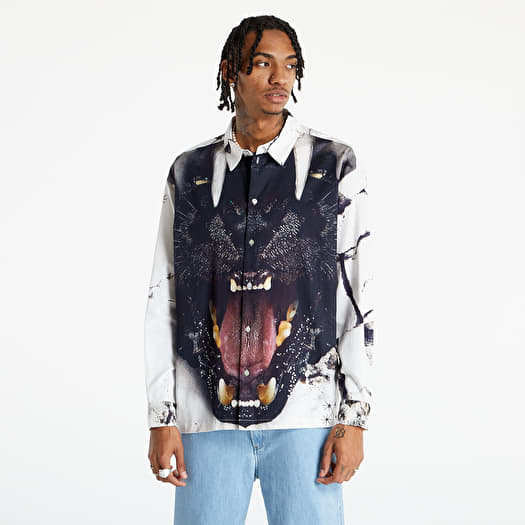 Shirts Daily Paper Lair LS Shirt White Panter Footshop