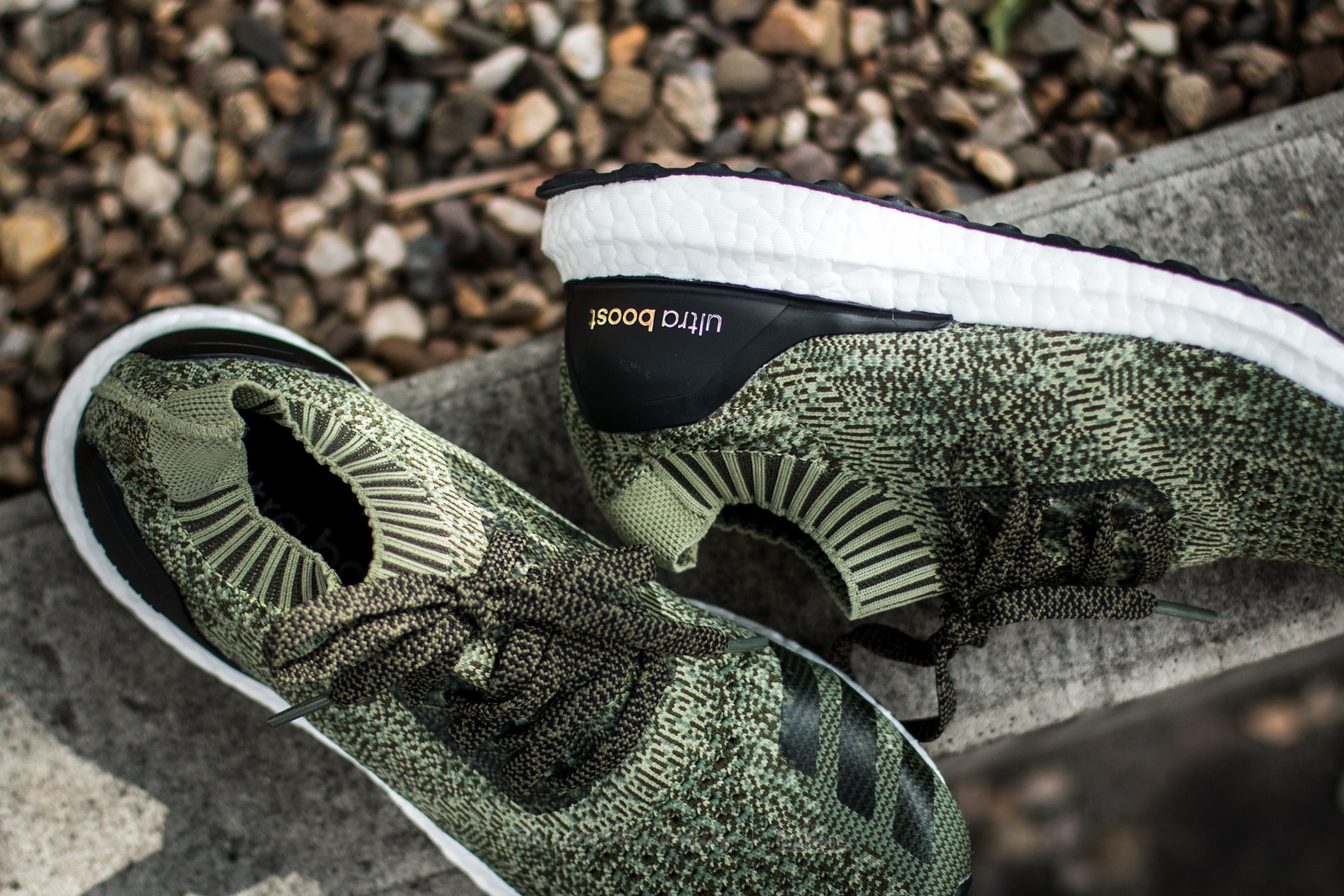 Men's shoes adidas Ultra Boost Uncaged M Base Green/ Core Black/ Tent Green 