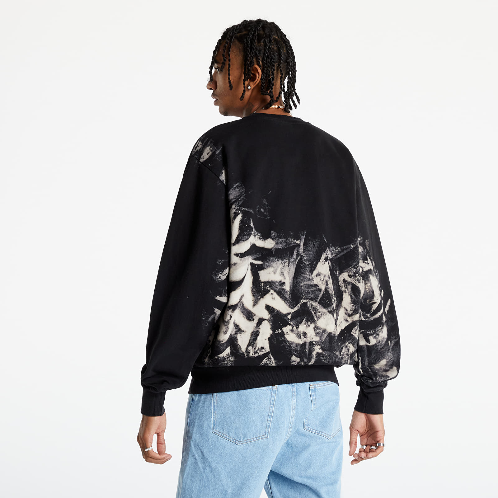 Sweatshirts Daily Paper Lorin Sweater Smoke Black